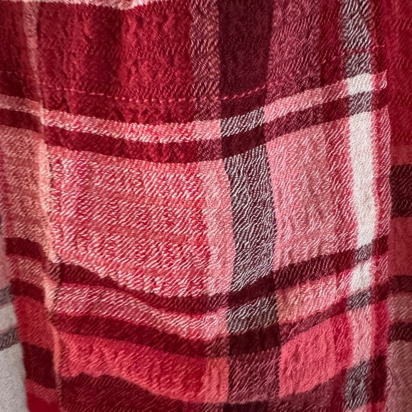 Anthropologie Pilcro Plaid Gauze Shirt-XL-NWT - Picture 11 of 12